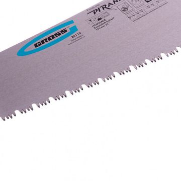 Ножовка по дереву "PIRANHA",550 мм,сегм.строение рабочей кромки,7-8 TPI,зуб-3D,2-х к. рук-ка Gross 24119