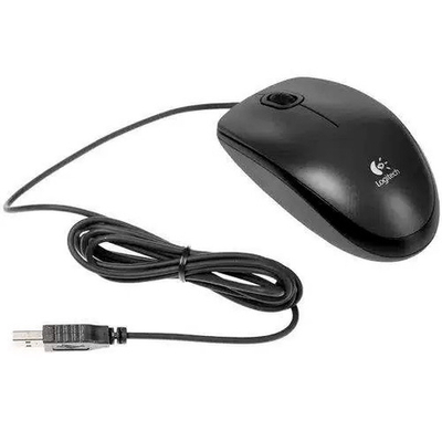 Мышь Logitech M100, USB, Dark