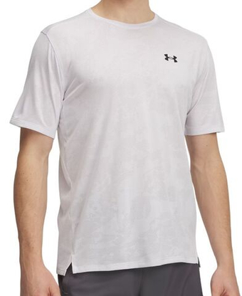 Мужская теннисная футболка Under Armour Tech Vent Jacquard Short Sleeve - distant gray/black