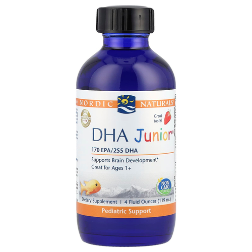 Nordic Naturals, ДГК для детей, для детей старше 1 года, клубника, 119 мл (4 жидк. унции)