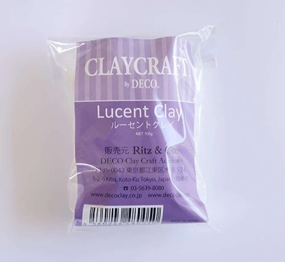 Глина CLAY CRAFT by DECO ™ Lucent (прозрачная, 100гр)