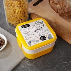 Yemək qabı Ланч-бокс двухуровневый"Котики" отсеки по 0,4 л 6973209