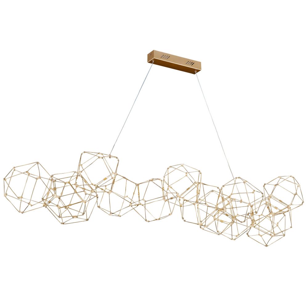 Люстра Lucciola 14A matt gold