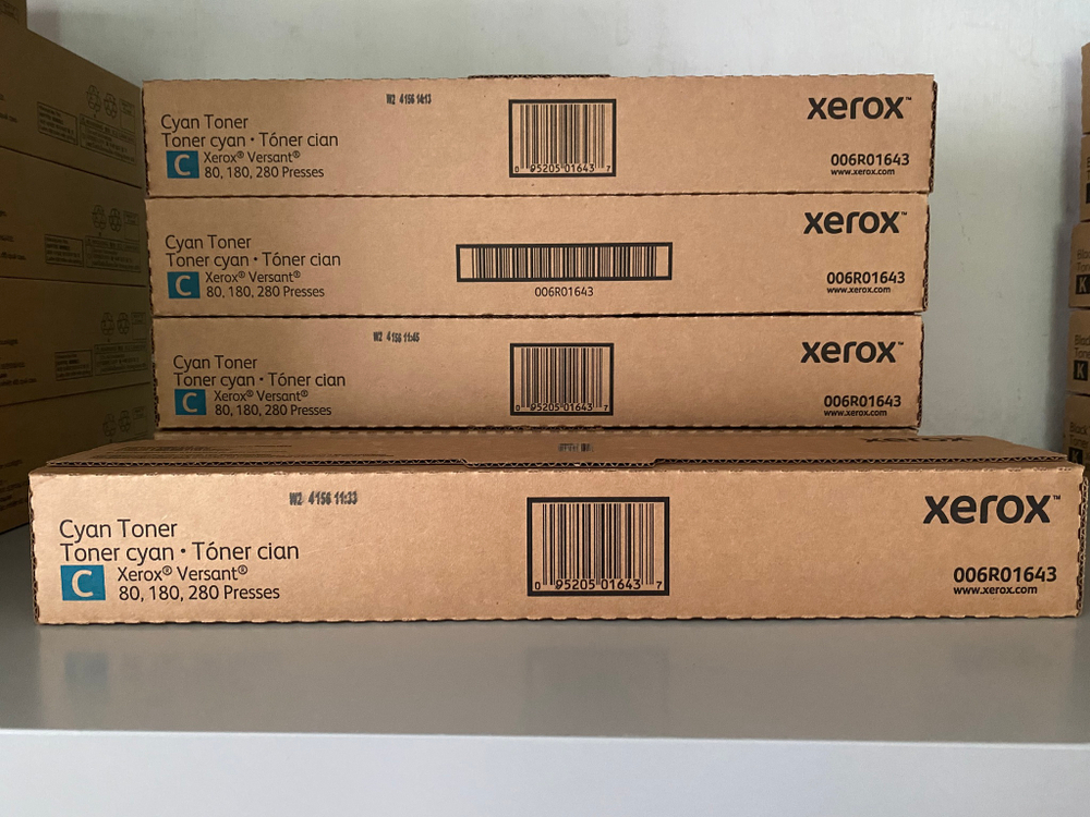 Тонер картридж Xerox Versant 80/180 голубой (US Ver.),  (006R01647) оригинал (Чип в комплекте)