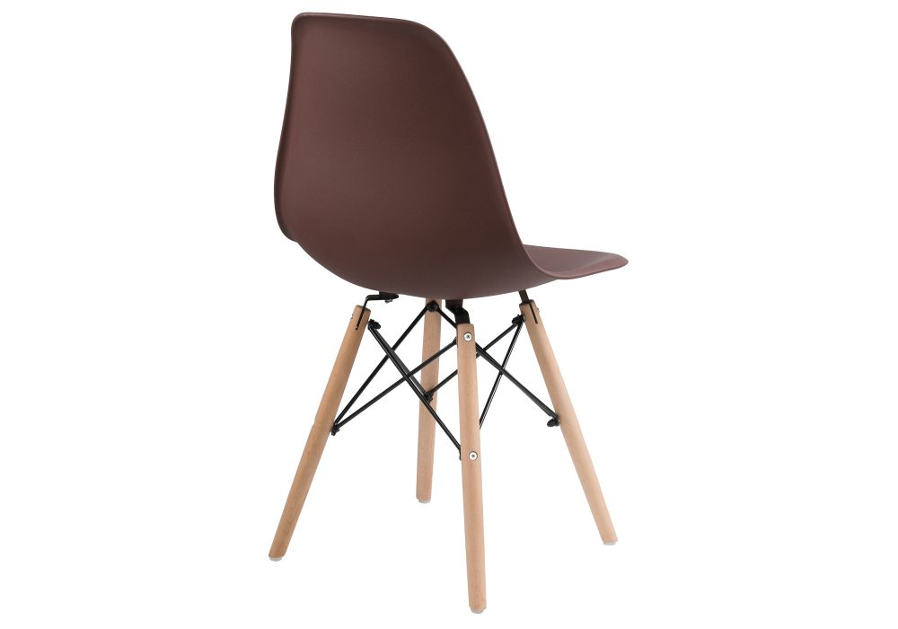 Пластиковый стул Eames PC-015 brown