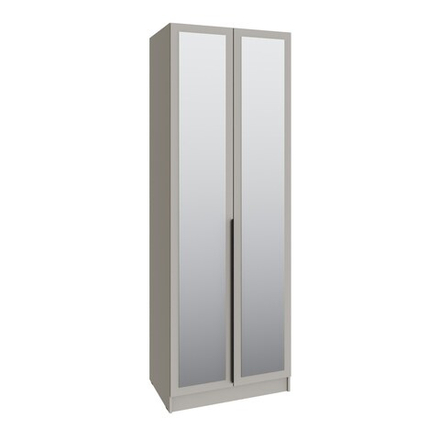 Мадрид (Тэкс) Шкаф распашной (0,8) с зеркалом (2 ящика внутри)