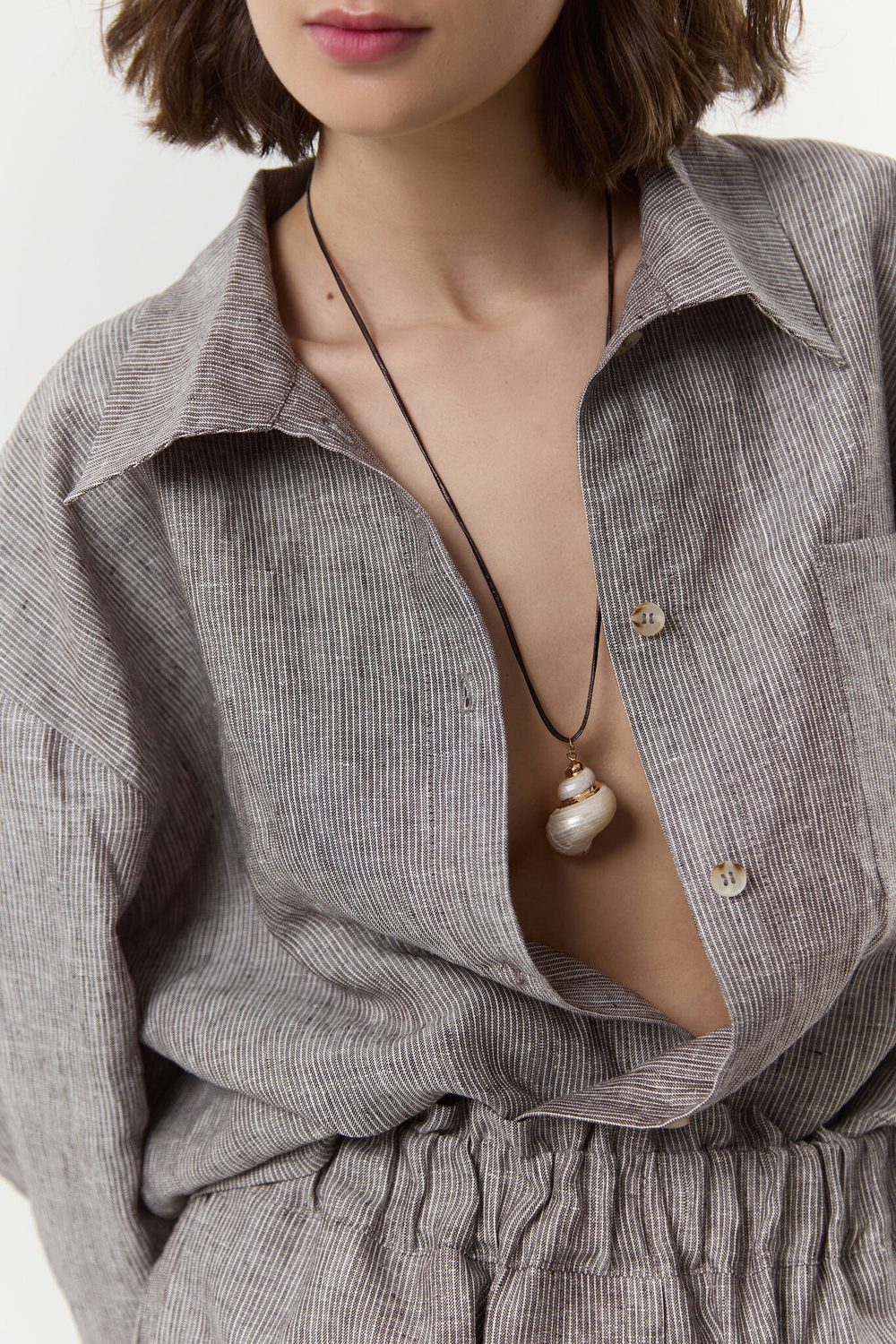 Рубашка изо льна