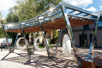 Уличные перголы