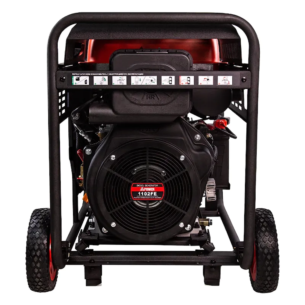 A-iPower AD9500TFEA дизельный генератор с блоком АВР 400В/25А (8 pin) 20407/29707