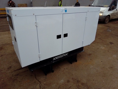 Дизельный генератор АМПЕРОС АД 30-Т230 P (Проф) в шумозащитном кожухе с АВР