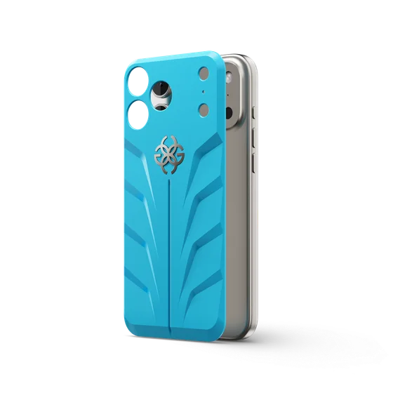 Чехол для iPhone 17 на магните - RSR17 - CURACAO BLUE