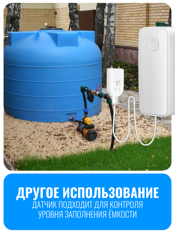 Умный Wi-Fi датчик протечки воды Smart Aura