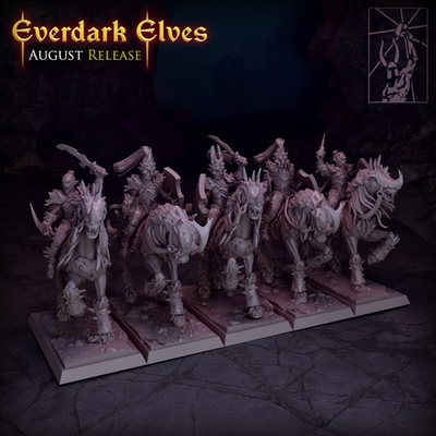 Dark elves mount regiment