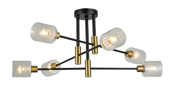 74689/6 COPPER+BLACK (1) Люстра (RL)