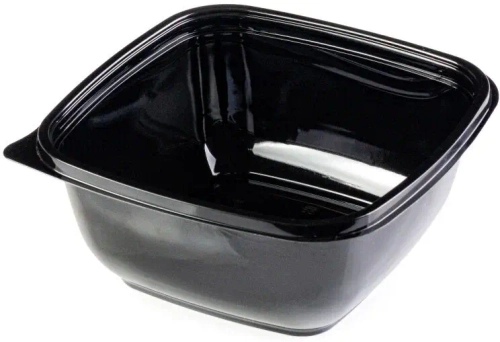 Контейнер 12/12 "Кубик" 500мл, Черный (ПЭТ) Упакс-Юнити (126*126*60) 1000шт/кор