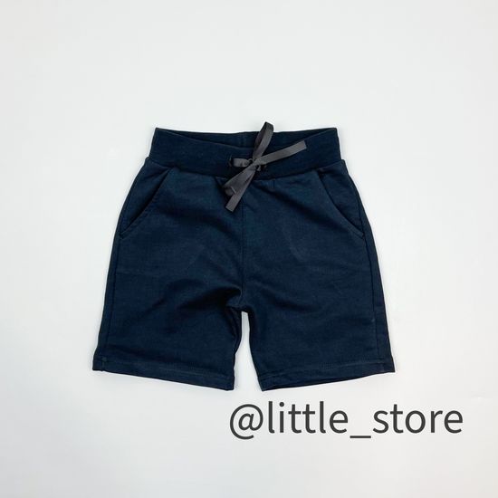 Шорты "Теннис" из футера, Черные