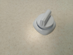 Ручка конфорки газ плиты Gefest белая