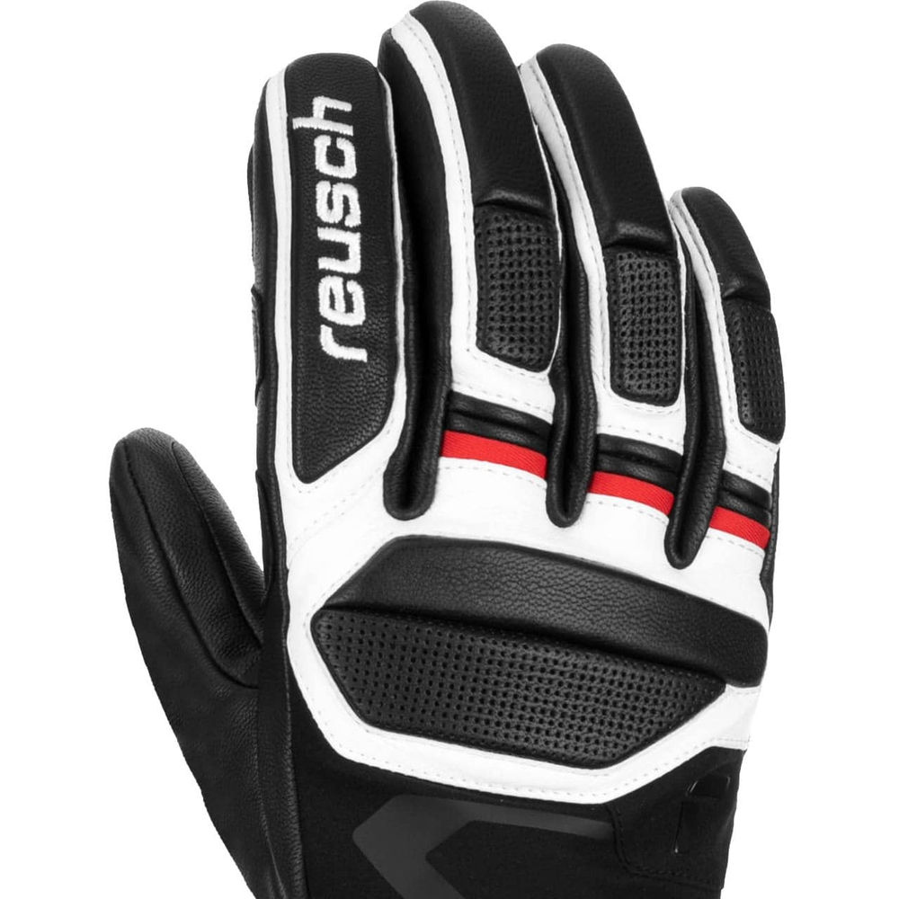 REUSCH  Перчатки горнолыжные 6201110_7745 Pro RC Black/White/Fire Red