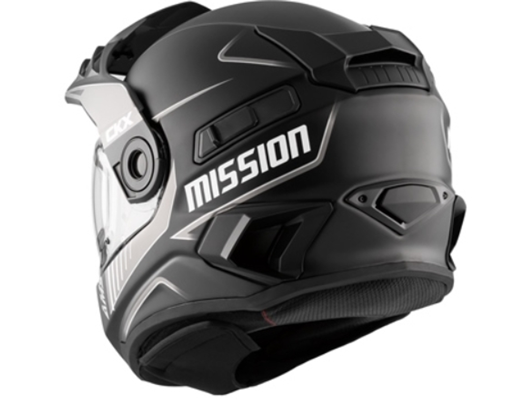 Шлем снегоходный CKX MISSION AMS EDL FULL FACE TRACKER, серый