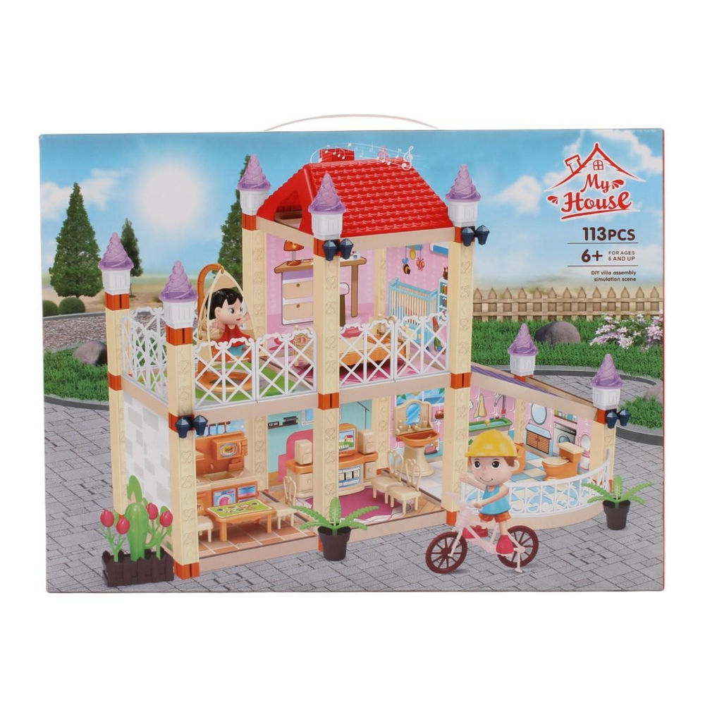 Дом для куклы, коробка 326-D68