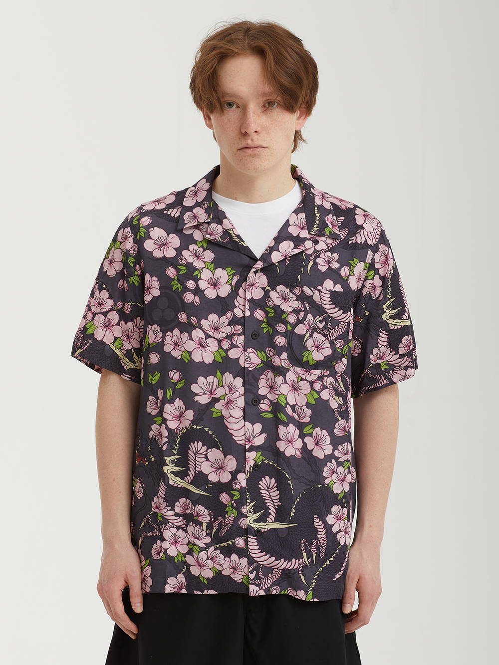Мужская Рубашка Sakura Camp Collar