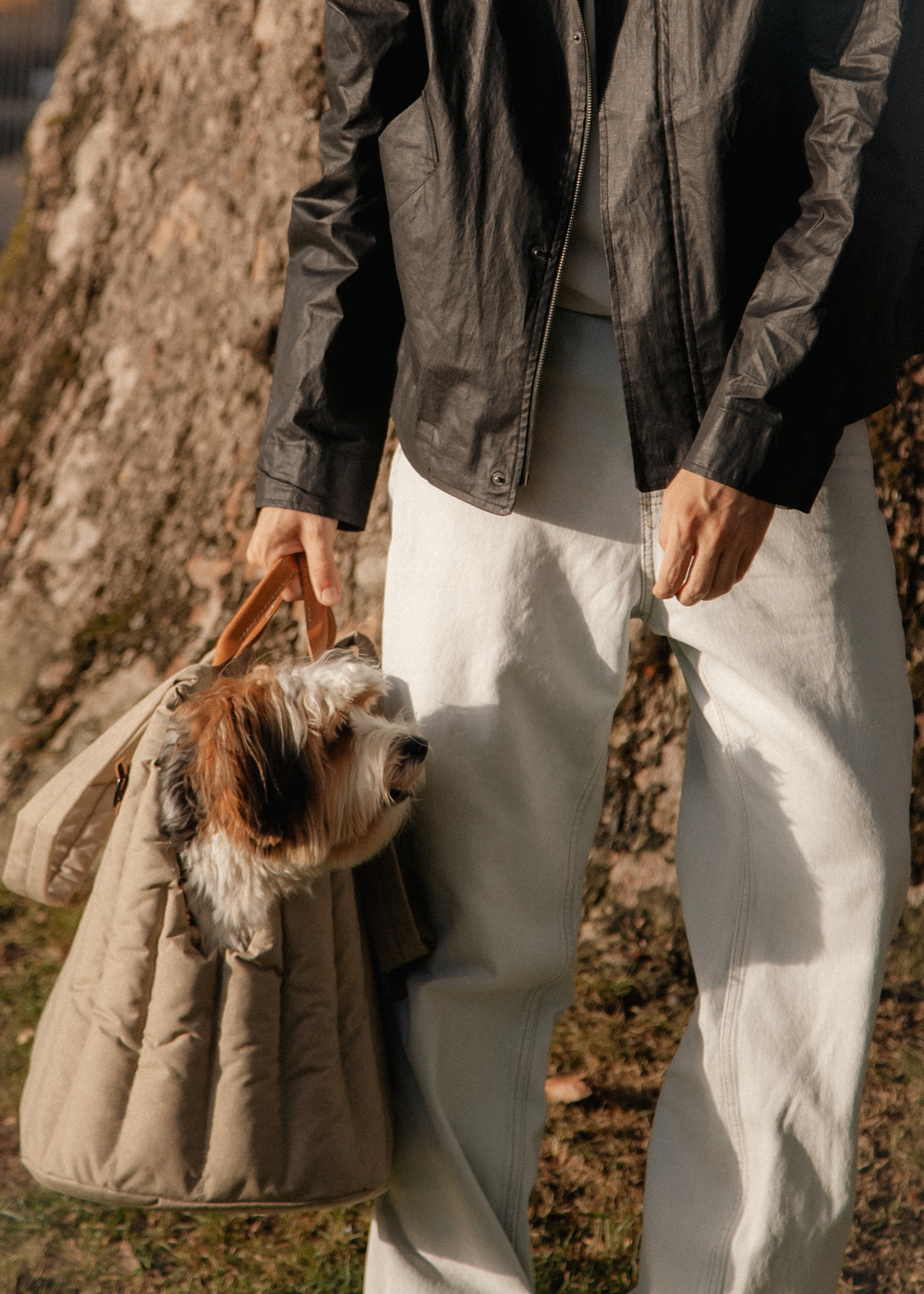 Сумка-переноска Пони бежевая