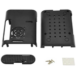 Корпус для Raspberry Pi 5 пластиковый овальный с вентилятором