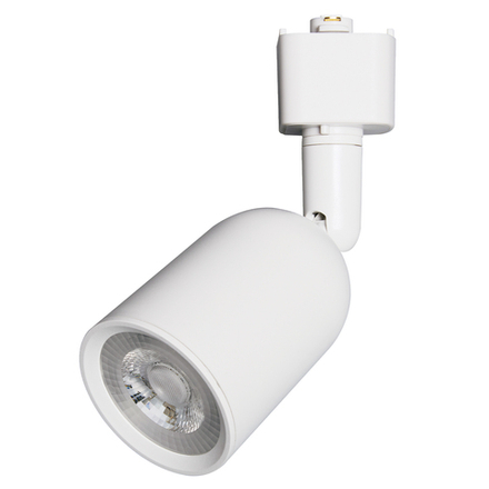 ULB-Q292 8W-4000K WHITE Светильник-прожектор светодиодный трековый. 600 Лм. Белый свет 4000K. Корпус белый. ТМ Volpe