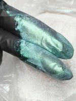 Премиум пигмент 9055 - Зелёно-салатовый мерцающий блеск 50-250 мкм - универсальный