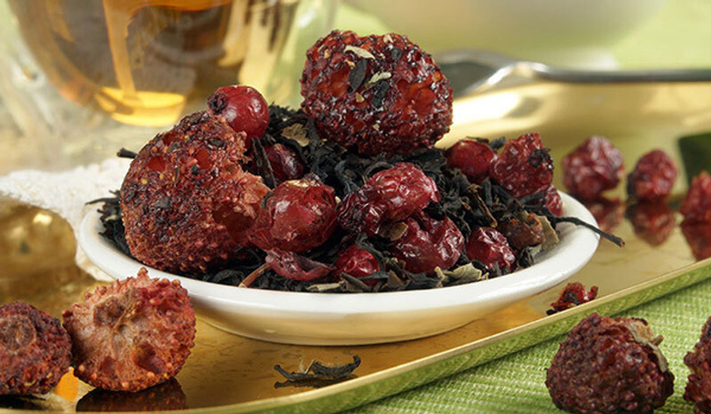 Зеленый чай Клубничная брусника РЧК 500г