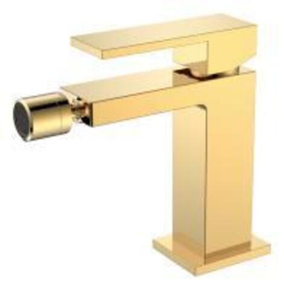 Смеситель для биде Boheme Qubic Shinny Gold 476-G