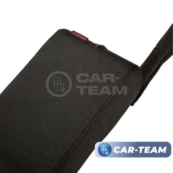Подлокотник Renault Duster 1 2010-2115г.в. из ткани (к сиденьям с подушкой безопасности, с регулировкой сидений по высоте) "Аламар"