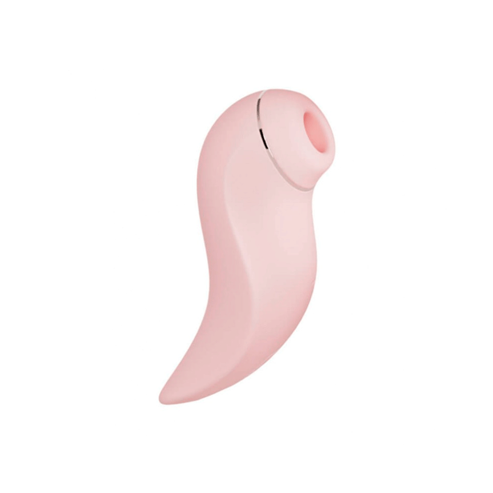 Вибратор с возвратно-поступательными движениями и вакуумом Svakom Fatima, розовый