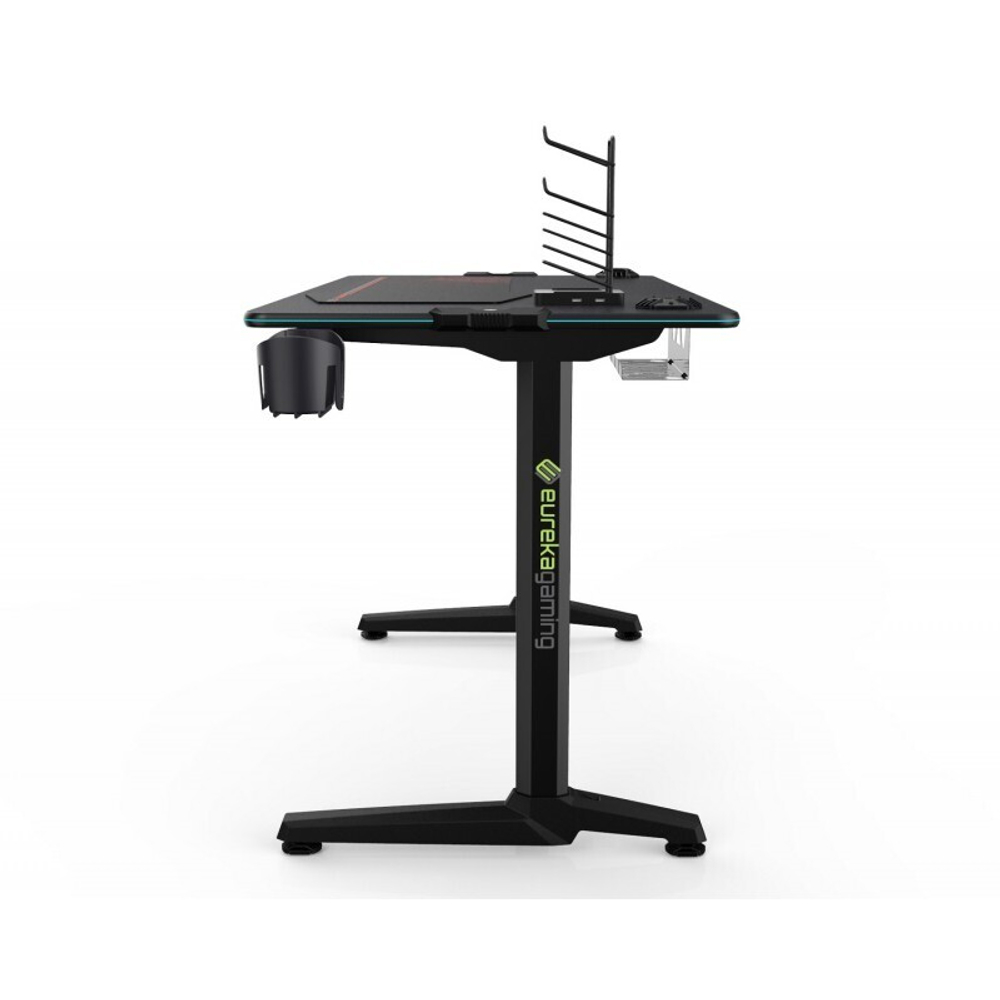 Стол для компьютера (для геймеров) EUREKA GIP 44, с RGB-подсветкой (ERK-GIP-44B-V1)