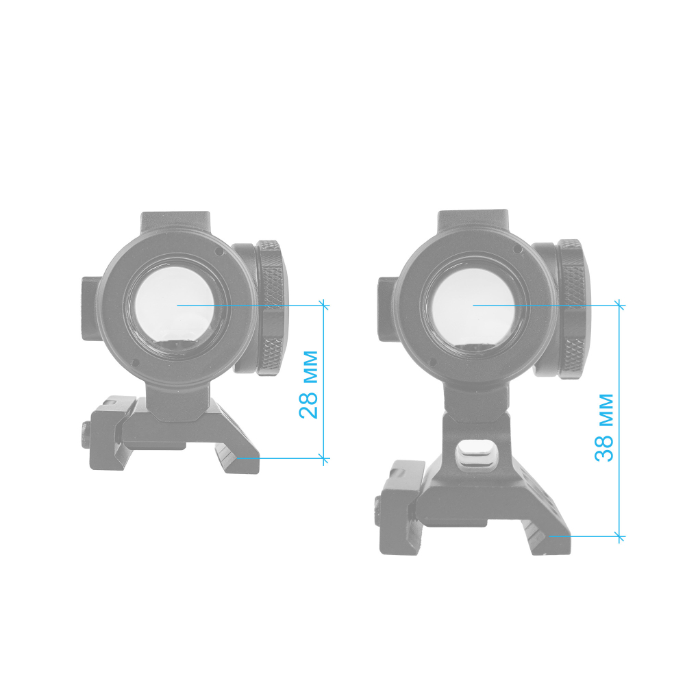 Прицел Veber Wolf Alfa RD1x20MRS mini