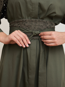 Платье кимоно ажурное