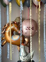 Воздушные шары на годик для девочки №9055