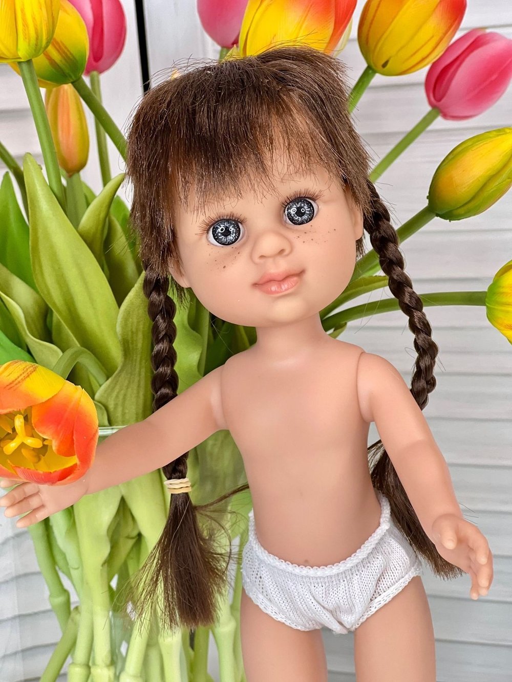 Кукла BERJUAN виниловая 35см My Girl без одежды (2885A)