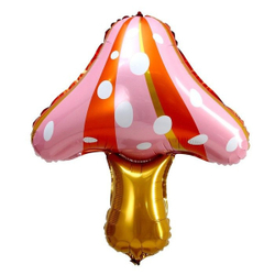 Шар (29""/74 см) Фигура, Гриб Мухомор, Розовый, 1 шт. А134