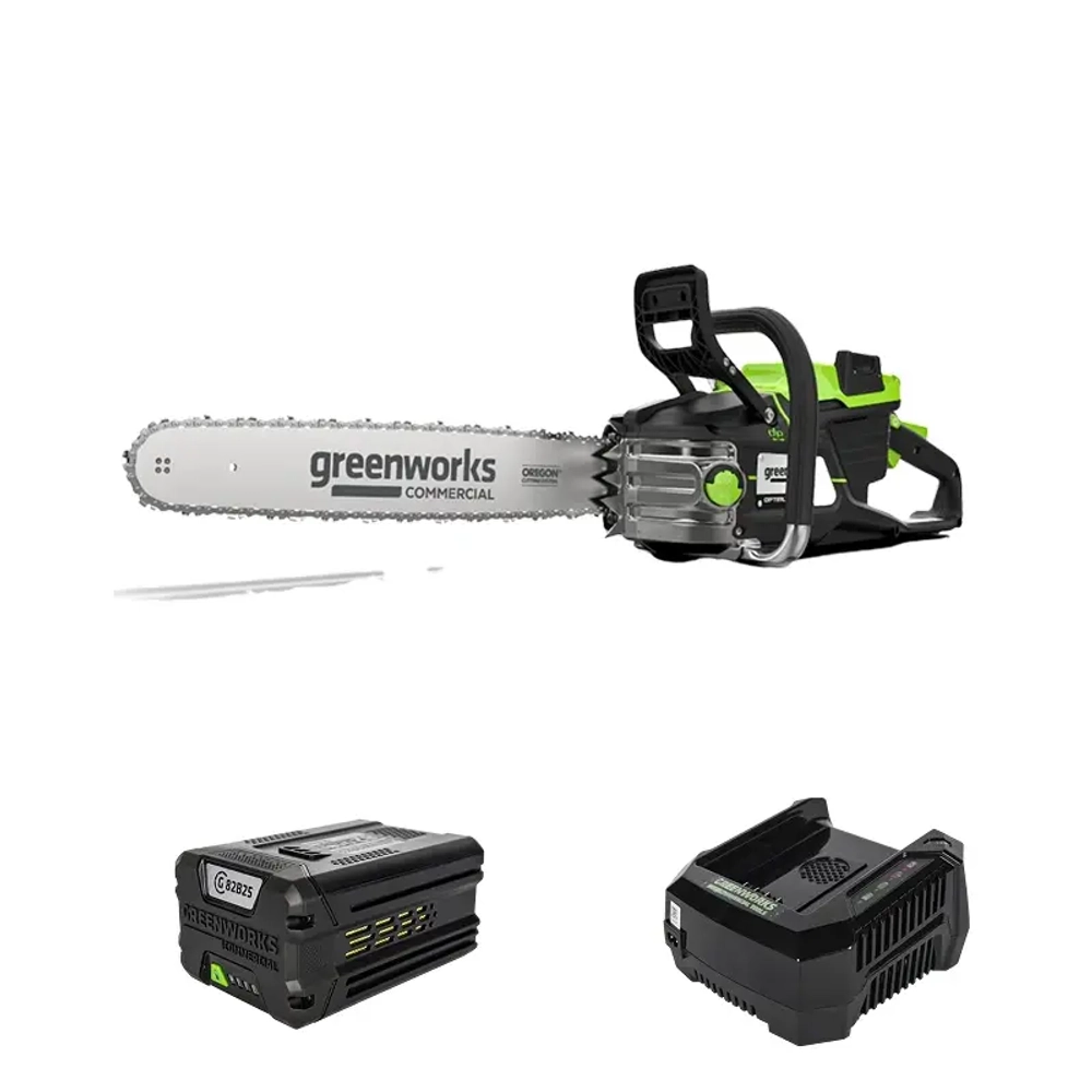 Аккумуляторная цепная пила Greenworks OCS600K25 (1 x 2.5 Ач, ЗУ) 2009607UA