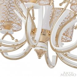 Подвесная люстра Arte Milano Florentia-1237 301237/8 Wh/Gd