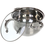 Набор посуды из нержавеющей стали ADELE 3 предмета (3 кастрюли 1,9л, 2,7л, 3,4л), DH08-6