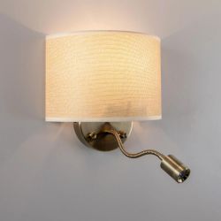 Citilux Декарт CL704306 Бра с бежевым абажуром и диммером