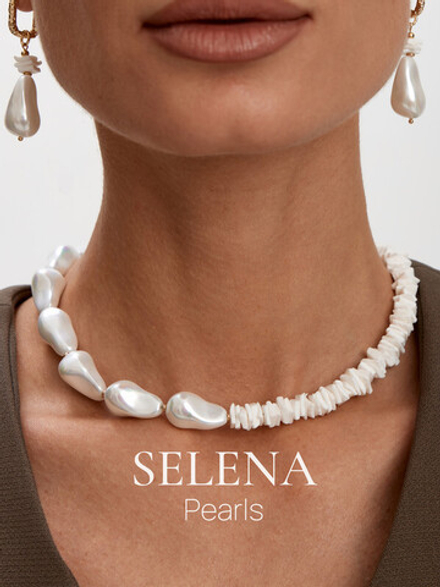 91003255 Колье Selena Pearls