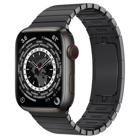 Умные часы Apple Watch Series 7 GPS + Cellular 45mm Space Black Titanium Case with Space Black Link Bracelet