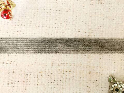 Нитепрошивная кромка клеевая по долевой, ш. 1,5 см