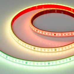 Светодиодная лента герметичная SPI-PS-A120-12mm 24V RGB-PX6-BPT (23 W/m, IP67, 2835, 5m) (Arlight, бегущий огонь) 049452