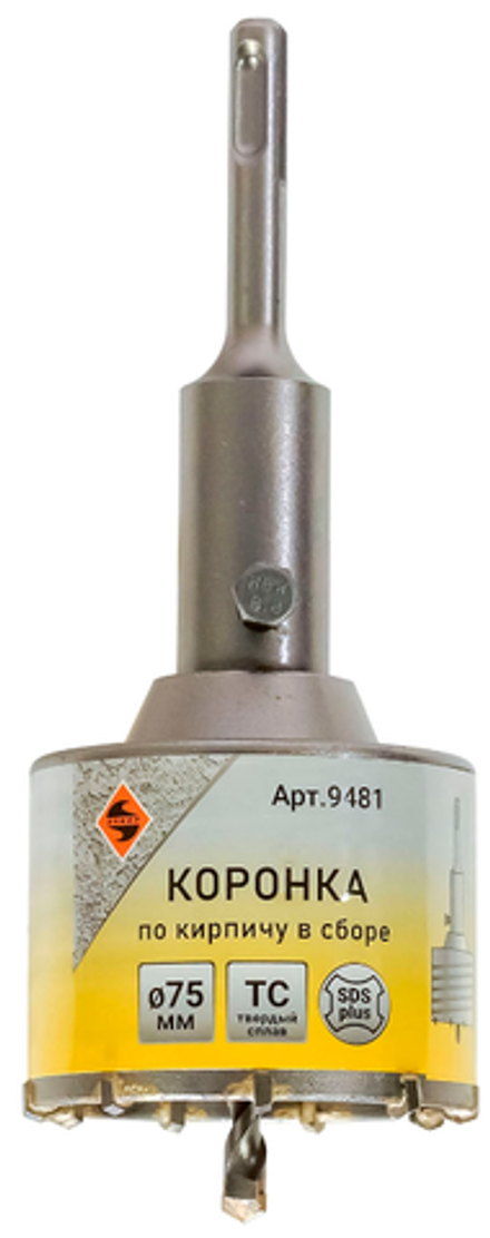 Коронка по бетону Ø 75мм. SDS-plus c державкой, "ЭНКОР" 9481