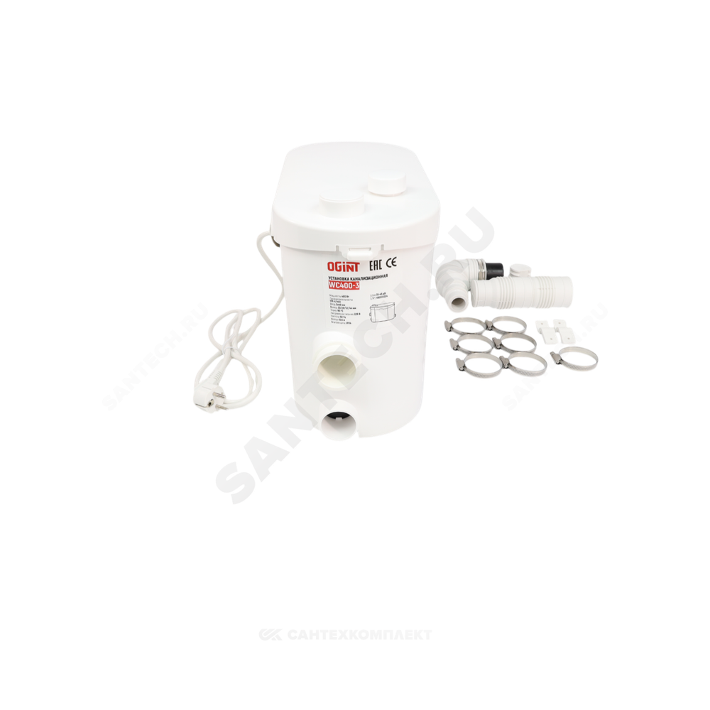 Установка канализационная WC400-3 Ogint