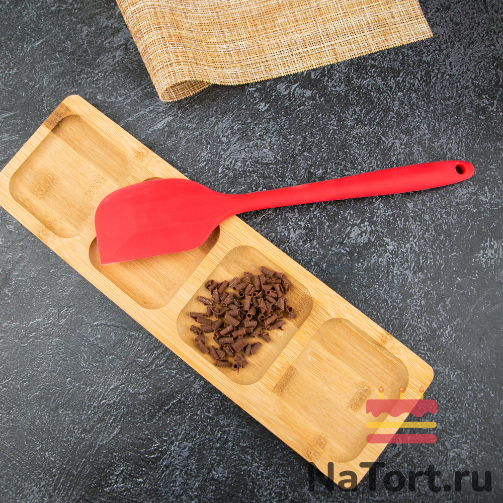 Кондитерская силиконовая лопатка(жаростойкая) 27 см